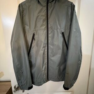 H&M Men's Gray Windbreaker Jacket